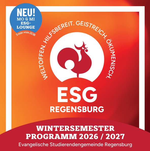 Titelseite ESG-Programmflyer WS 26/27