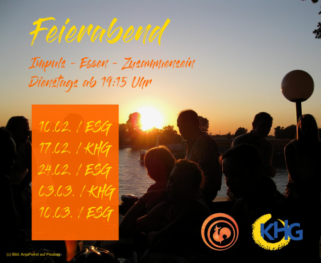 Plakat für Feierabend